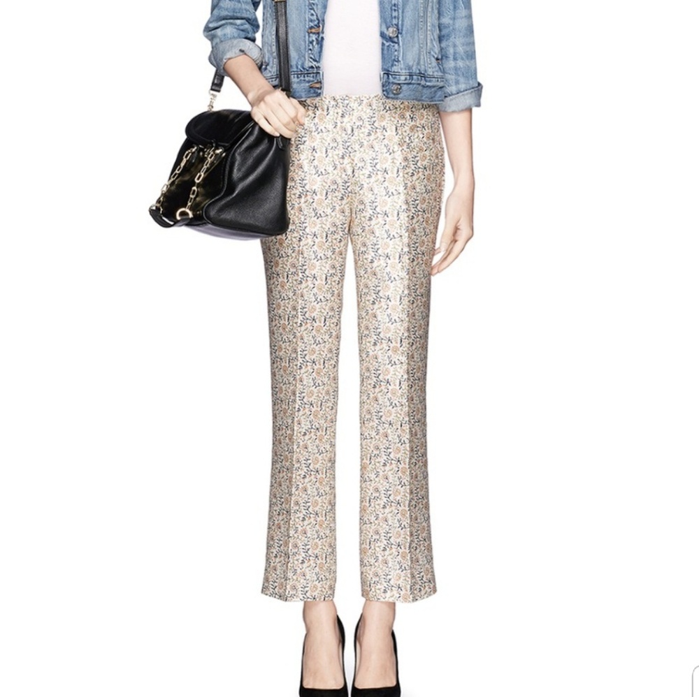 Tory Burch Size 2 Frances Pant 100% Silk